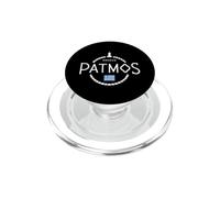 Patmos Grèce Voile Ville Voyage Scène côtière PopSockets PopGrip pour MagSafe