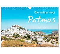 Patmos - L'île sacrée (calendrier mural 2026 DIN A4 paysage) - Calendrier mensuel CALVENDO