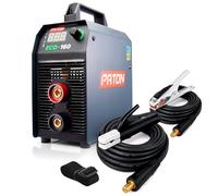 PATON ECO-160 160A Soudeur électrode inverter 230V - poste de soudure portable numérique, Soudeur MMA professionnel avec kit de soudage pour usage manuel