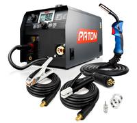 PATON StandardMIG-160 A - Poste de soudage 3 en 1 pour MIG/MAG, MMA et TIG LIFT, Poste de soudage 230V, Poste de soudage fil fourré sans gaz, Poste de soudage MIG avec