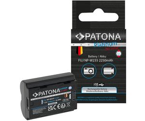 PATONA 1371 Batterie Platinium avec Entrée USB-C Fuji NP-W235