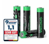 PATONA 1409 Piles AAA Lithium 750mWh 1.5V Rechargeables USB-C