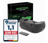 PATONA Poignée d'alimentation 1493 - Remplacement pour Nikon MB-D18 - pour Nikon D850 - avec télécommande 2,4G - pour 1x EN-EL15 / EN-EL18A ou 8X Piles AA - Meilleure Prise en Main en Mode Portrait