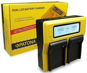PATONA 1809 Chargeur Dual LCD pour F550/F750/F960