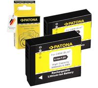 PATONA 2X Batterie de Rechange pour Panasonic DMW-BLH7 DMW-BLH7E Batterie Compatible avec Panasonic Lumix DMC-GM1 DMC-GM5 DMC-GF7 DC-GX800 DC-GX880 DMW-LX15