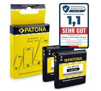 PATONA 2X Batterie Nokia BL-5X BL-6X BP-5X BP-6X - 8800 8801 | Lot de 2 - aussi pour Nokia 8800 Sirocco, RM-13 et RM-165 - réserve fiable pour le mobile culte