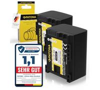 PATONA 2X Batterie pour Canon BP-808 BP-807 BP-809 BP-819 BP-827 890mAh