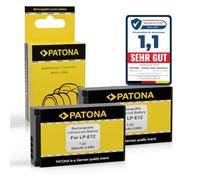 PATONA 2X Batterie pour Canon LP-E12 LPE12 800mAh 7.2V | Batterie pour EOS 100D Rebel SL1, EOS M M2 M10 M50 M100 M200, PowerShot SX70 HS, 100% identique à l'original