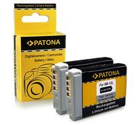 PATONA 2X Batterie pour Canon NB-13L NB-15L 1010mAh 3.6V