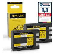 PATONA 2X Batterie pour Canon NB-2L, NB-2LH 600mAh 4.4Wh