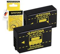 PATONA 2X Batterie pour Nikon EN-EL20 EN-EL20a 800mAh 7.2V