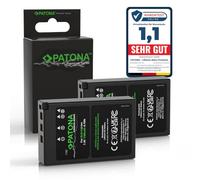 PATONA 2X Batterie pour Olympus BLS-5 BLS-50 1100mAh