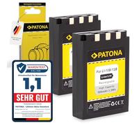 PATONA 2X Batterie pour Olympus Li-10b Li-12b 900mAh 3.7V
