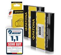 PATONA 2X Batterie pour Sony NP-BN1 NPBN1 630mAh 3.6V