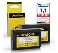 PATONA 2X Batterie pour Sony NP-FW50 FW50 950mAh 6.8Wh 7.2V