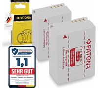 PATONA 2X Batterie Remplacement pour Canon NB-7L 750mAh, 7.4V, 5.6Wh Compatible avec Canon PowerShot G10 G11 G12 SX30 is NB7L