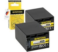PATONA 2X Batterie Remplacement pour Sony NP-FV100 2700mAh Compatible avec Sony NP-FV50 NP-FV30 NP-FV70 NP-FV90 HDR-CX110 CX170 CX300 CX550 HDR-HC3 HC7 HDR-XR150 XR350