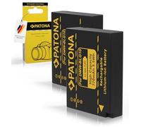 PATONA 2X DMW-BLG10E DMW-BLG10 Batterie 770mAh Compatible avec Panasonic DMC-GF6 Lumix DC GX9 TZ202 TZ91 DMC GX7 GX80 LX100 TZ101 TZ99 TZ80 DMWBLG10 DMW BLG10 BLG10E