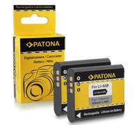 PATONA 2X Li-90b Batterie 950mAh Compatible avec Olympus Stylus Creator XZ-2 XZ2 Traveller SH-50 SH50 SZ-15 SZ15 Tough TG-1 TG1 TG-2 TG2 Li90B Li 90B Li92B Li 92B