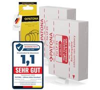 PATONA 2X LP-E5 Batterie 850mAh Compatible avec Canon EOS 1000D 500D 450D 1000 500 450 D Kiss X3 X2 F Rebel XS XSi T1i Battery Pack LPE5 LP E5 LPE-5