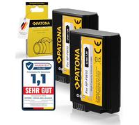 PATONA 2X NP-FW50 Batterie 950mAh Compatible avec Sony RX1R III DSC-RX1RM3 DSC RX10 Mark II III IV Alpha 7 7R 7II 7S A7 A7S A7R A7II A5000 A6000 A6300 A6400 A6500 ZV-E10 NEX 3 5 6 NP FW50