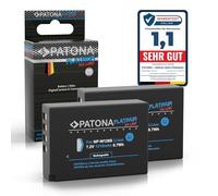 PATONA 2X Platinum Batterie Remplacement pour Fuji NP-W126s NP-W126 1210mAh Compatible avec Fujifilm XM5 X100F X100V X100VI XA1 XA2 XA3 XA5 XS10 XT3 XT20 XT30 II XT5 XT50 X-M5 X-S10 X-T3 X-T50