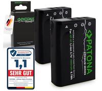 PATONA 2X Premium Batterie pour Fujifilm NP-95 NP95 1800mAh