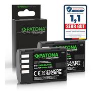 PATONA 2X Premium Batterie pour Panasonic DMW-BLF19 BLF19E, 2400mAh