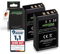PATONA 2X Premium Batterie Remplacement pour Olympus BLS-5 BLS-50 PS-BLS5, 1100mAh Compatible avec Om-D E-M10 Mark II III IV Pen E-P3 E-PL2 E-PL3 E-PL5 E-PL6 E-PL7 E-PL8 E-PL9 Pen PM1 PM2 Stylus 1