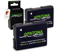 PATONA 2X Premium EN-EL14 Batterie 1100mAh Compatible avec Nikon Coolpix P7000 P7100 P7700 P7800 D3100 D3200 D3300 D3400 D3500 D5100 D5200 D5300 D5500 D5600 5600 DF ENEL14 en EL14 en EL 14 EN-EL14a