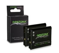 PATONA 2X Premium EN-EL19 Batterie 700mAh Compatible avec Nikon Coolpix S100 A300 S33 S2500 S2550 S2600 S2800 S3100 S3300 S3500 S3600 S4100 S 5200 S5300 S6500 S7000 W100 W150 ENEL19 en EL19
