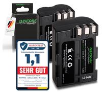 PATONA 2X Premium EN-EL3E Batterie 2000mAh Compatible avec Nikon D50 D70 D70s D80 D90 D100 D200 D300 D300S D700 Batterie de Rechange pour Les modèles en EL3E ENEL3E