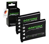 PATONA 2X Premium Li-40B Li-42B Batterie 700mAh Compatible avec Olympus D630 D720 Pentax D-Li63 Optio L30 Casio NP-80 Fuji Fujifilm NP-45 FinePix J10 Kodak KLIC-7006 Nikon EN-EL10 Coolpix S80 S210