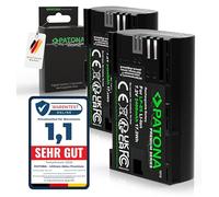 PATONA 2X Premium LP-E6 Batterie 2400mAh Compatible avec Canon EOS 5D Mark II III IV 5DS R R5 6D 7D 60D 60Da 70D 80D 90D XC10 XC15 5 6 7 60 70 80 90 D XC 10 15 WFT-E5 E7 LPE6 LP E6