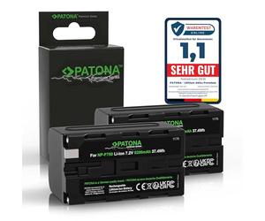 PATONA 2X Premium NP-F750 Batterie 5200mAh Compatible avec caméscope Sony, indicateurs LED, éclairage, Lampe vidéo, moniteurs, caméra, Battery NP-F750 NP-F950 NP-F970 NPF550 NP F550