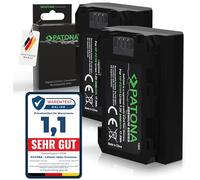 PATONA 2X Premium NP-FZ100 Batterie 2400mAh Compatible avec Sony Alpha 6600 6700 A6600 A6700 A1 A9 9 R S II A7 III IV A7R 7 C 7CR 7S 7R A7III R V R3 R4 FX3 FX30 A7C2 A7R3 NPFZ100 NP FZ100 FZ 100