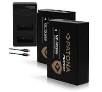 PATONA 2X Protect Batterie NP-W126S, capteur NTC boîtier V1, 1210mAh avec Chargeur PD Performance Compatible avec Fuji Fujifilm XM5 X100F X100V X100VI XA1 XA2 XA3 XA5 XS10 XT3 XT20 XT30 II XT5 X-M5
