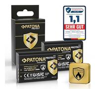 PATONA 2X Protect Batterie pour Canon LP-E10 LPE10 1020mAh