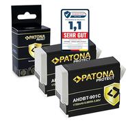 PATONA 2X Protect Batterie pour GoPro AHDBT-901 SPBL1B Enduro