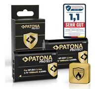 PATONA 2X Protect Batterie pour Sony NP-BX1 NPBX1 DSC-RX100, 1090mAh