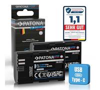 PATONA 2X USB-C Platinum Batterie pour Canon LP-E6P E6NH/E6N/E6 2600mAh