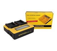 PATONA 7619 Chargeur de Batterie Dual LCD USB pour Leica 2, V-Lux 3 Et Panasonic