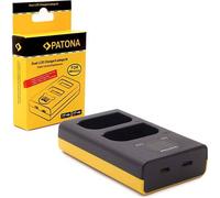 PATONA Chargeur Dual LCD USB pour Panasonic DMW-BLK22