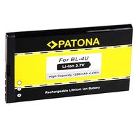 PATONA Batterie BL-4U Compatible pour Nokia 5530 8800 8900 Classic 6212 E66 E75