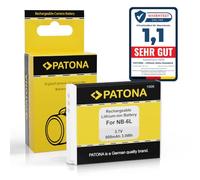 PATONA Batterie Compatible pour Canon NB-6L NB6L 800mAh, 100%