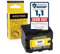PATONA Batterie de Rechange pour Panasonic VBN130, VBN260 1250 mAh 7,2 V | Batterie de remplacement pour HDC-SD800, SD900, SD909, TM900, HS900, HC-X800, X900, X909, X910, X920
