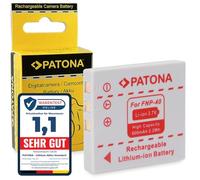 PATONA Batterie de Remplacement pour Fuji Fujifilm NP-40 600mAh Compatible avec FinePix F402 F455 F460 F610 F650 F700 Konica Minolta Dimage X1 Pentax Optio A10