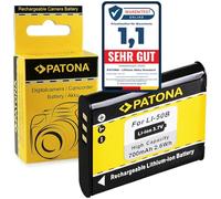 PATONA Batterie de Remplacement pour Olympus Li-50B Compatible avec mju 1010 1020 1030 SW 9000 9010 Tough 6000 8000 SZ10 SZ11 SZ14 TG2 TG630 Pentax D-Li92 WG1 WG8 WG10 Ricoh DB-100