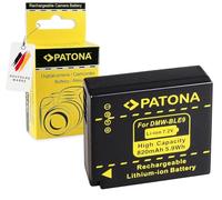 PATONA Batterie de Remplacement pour Panasonic DMW-BLE9 DMW-BLE9E DMW-BLE9PP 820mAh Compatible avec Lumix DMC GF3 GF5 DMC-S6 S6K GF3C GF3CK GF3CR GF3CT GF3CW GF3K GF3P GF3R GF3T GF3W