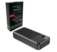 PATONA Batterie externe Premium Stark 4.0 | PD22,5 W | 20 000 mAh, 74 Wh | Type : Li-polymère | Sortie : 2 x USB-A - 1 x USB-C 5A max. | Dispositifs de protection - Surcharge, décharge profonde